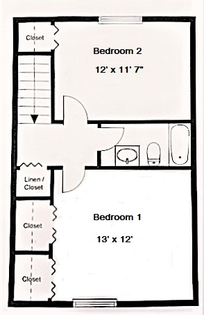 Floorplan - Northampton Park Apartments and Townhomes