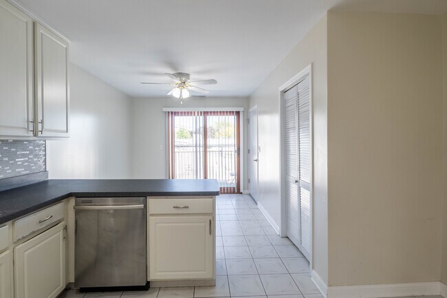 Kitchen with Balcony - 4109 N Dickinson Ave