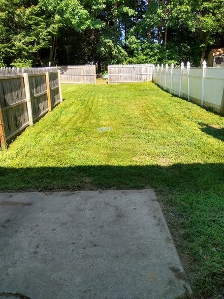 fenced in backyard - 38 Whispering Pines Rd