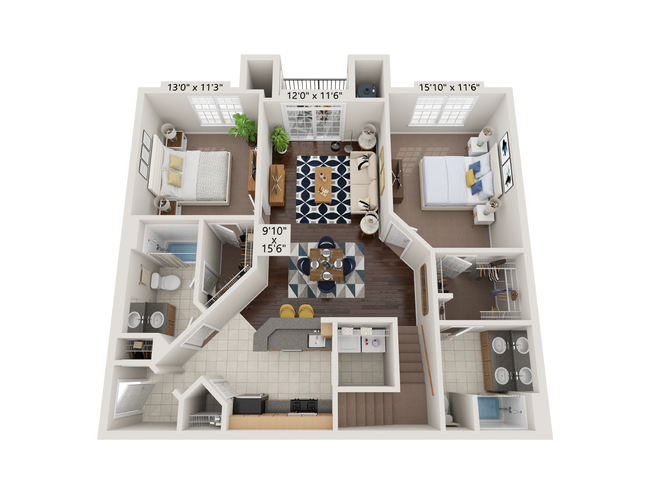 Floorplan - Commons at Potomac Square