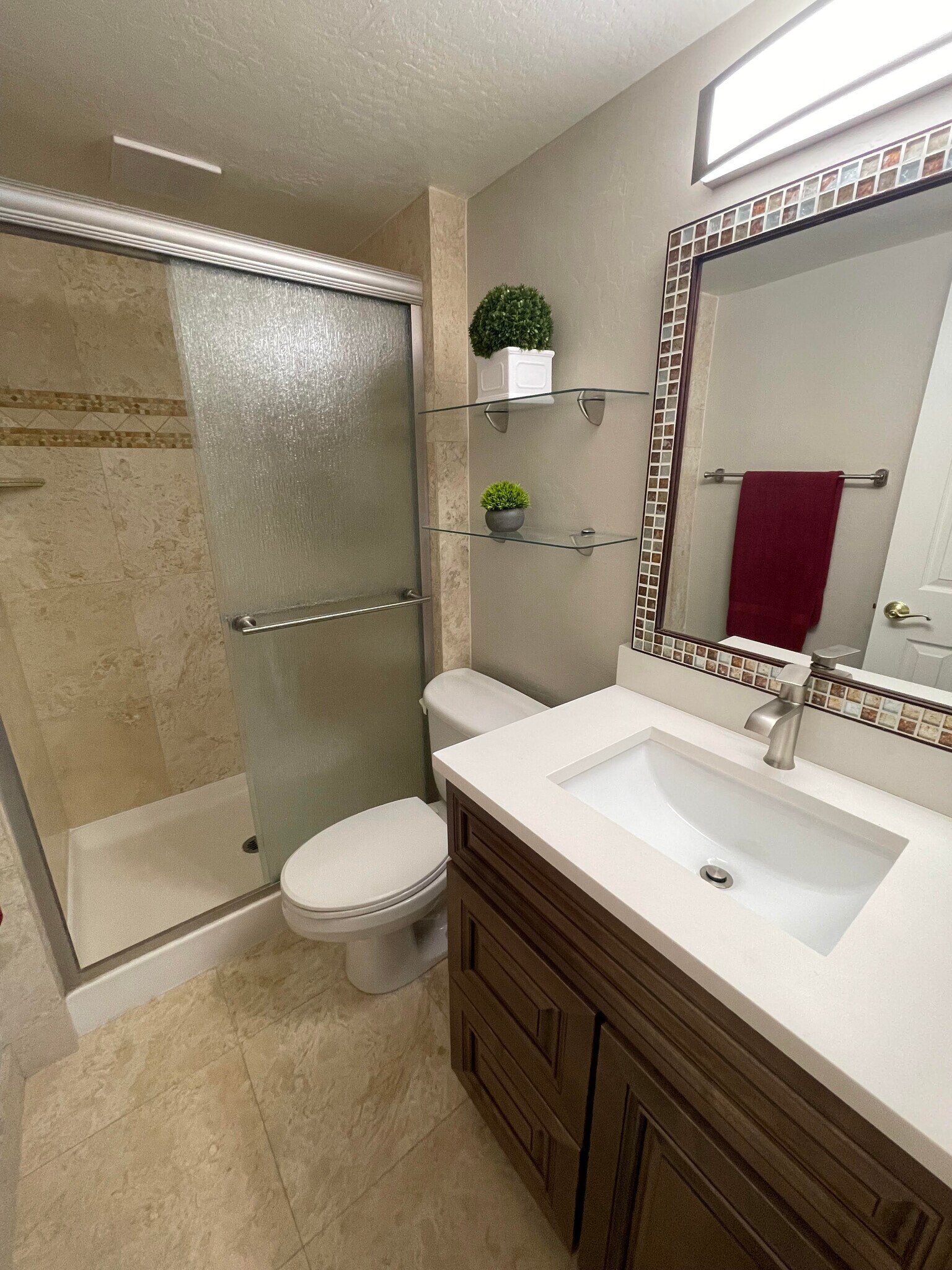 Master Bathroom new vanities and tiled shower! - 4701 N 68th St