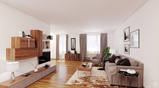 Living Room - Saint James Apartments