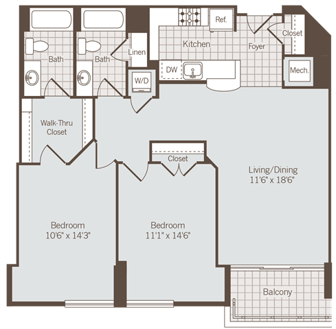 Floorplan - Bennett Park