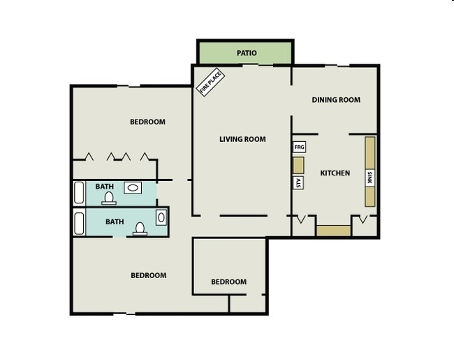 3BR/2BA - WIN @ Brady