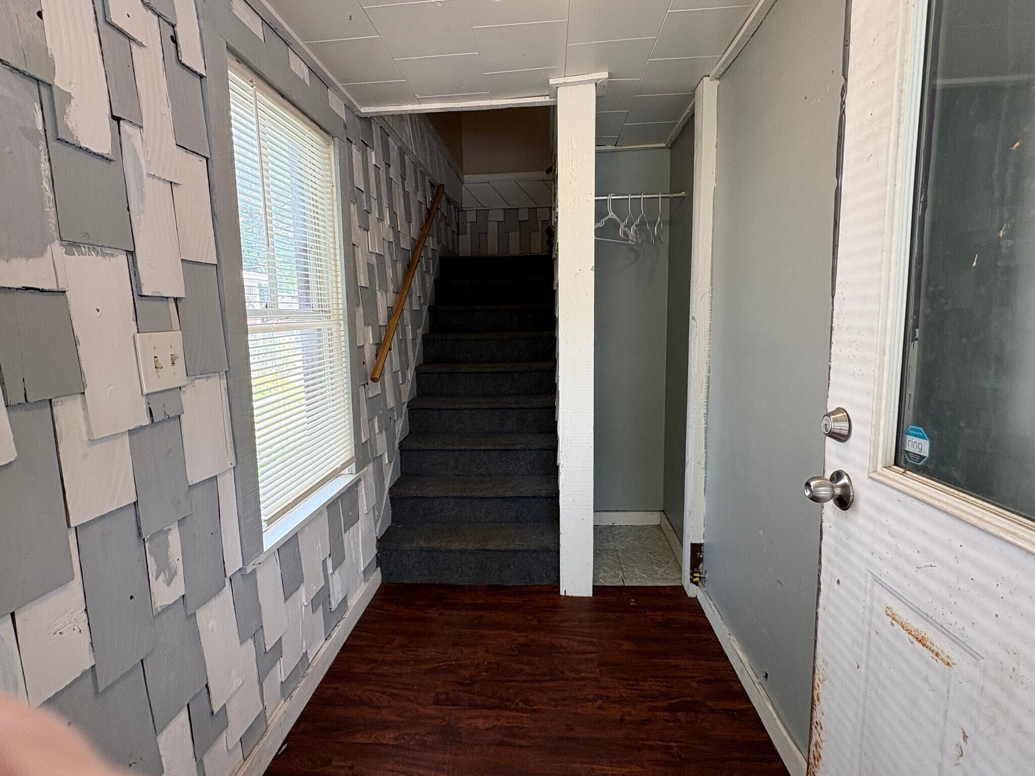 Entry Stairs & Closet - 8 Pine St