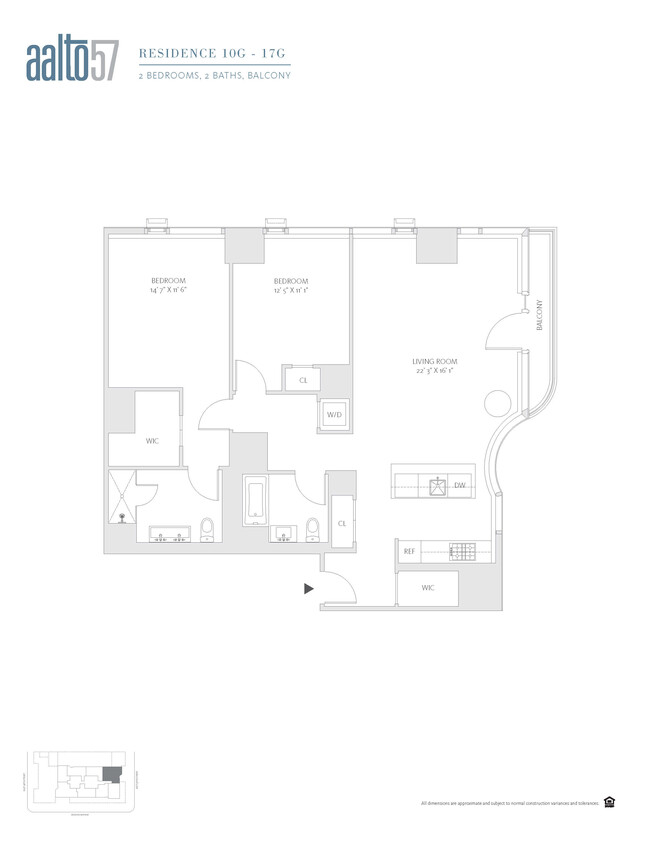 Floorplan - Aalto57