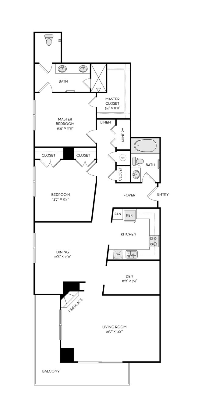Floorplan - The Heights at Park Lane