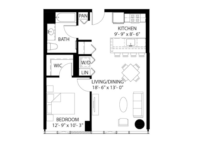 Floorplan - Halsted Flats