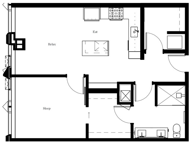 Floorplan - The Residences at Rainier Square