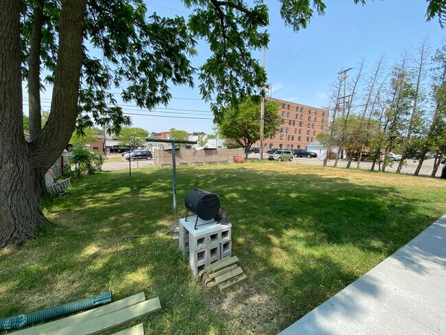 Back yard showing some of downtown Davison - So convenient! - 309 N Davison St