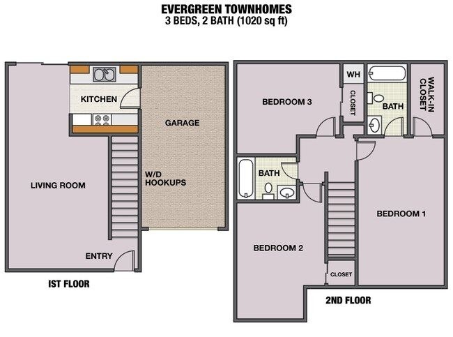 Floorplan - Evergreen Townhouses