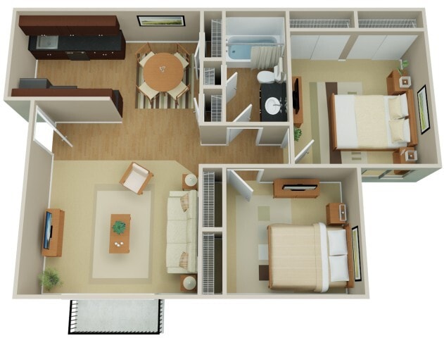 Floorplan - Arvada Green Apartment Homes