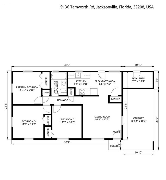 Building Photo - Beautiful Renovated Single Family |  3 BR/1BA | 1-Car Covered Parking | Gated backyard