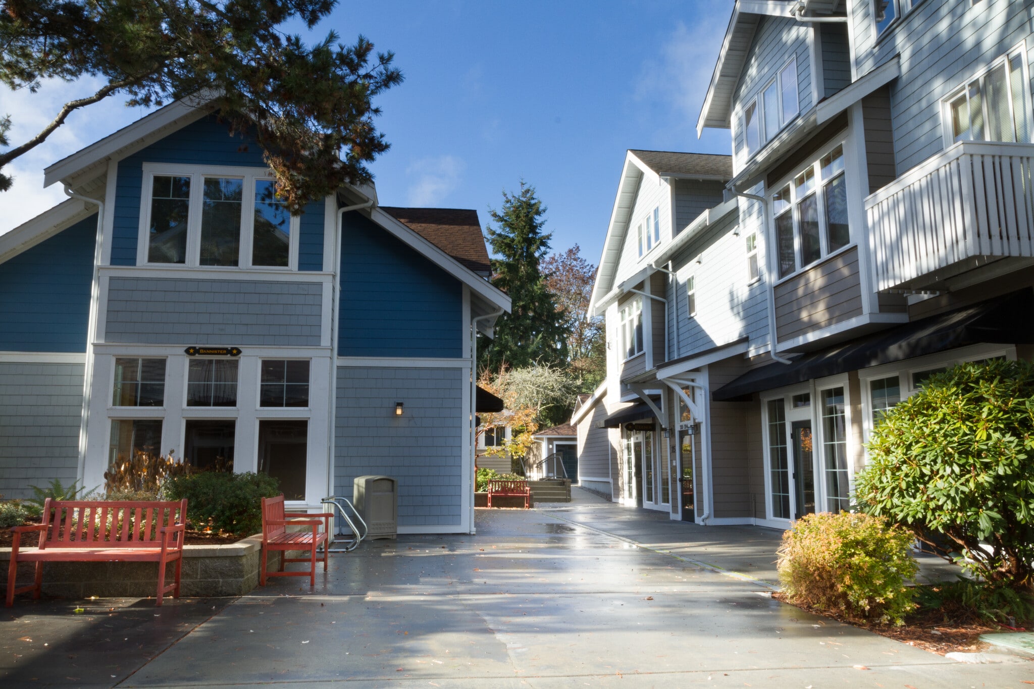 Secure entrance in a managed condo community. - 115 Hall Brothers Loop