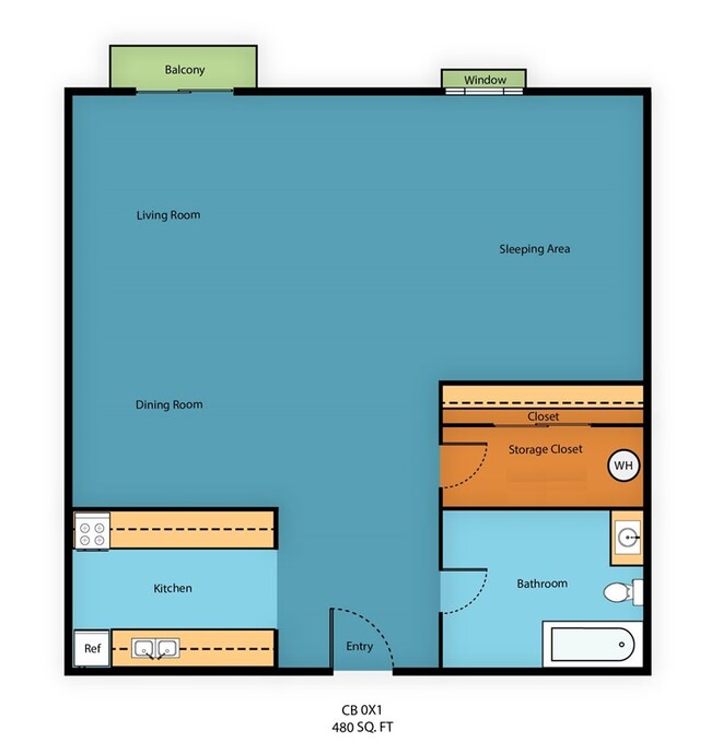 Floorplan - Campo Basso Apartment Homes