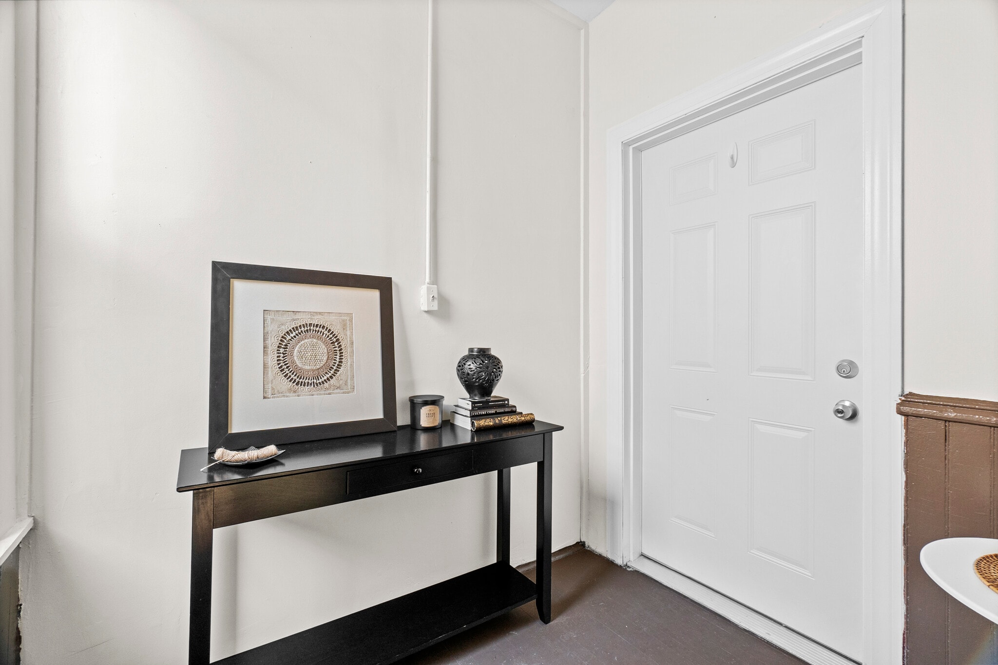 Private entry / mudroom at the top of the stairs. - 2338 W 18th Pl