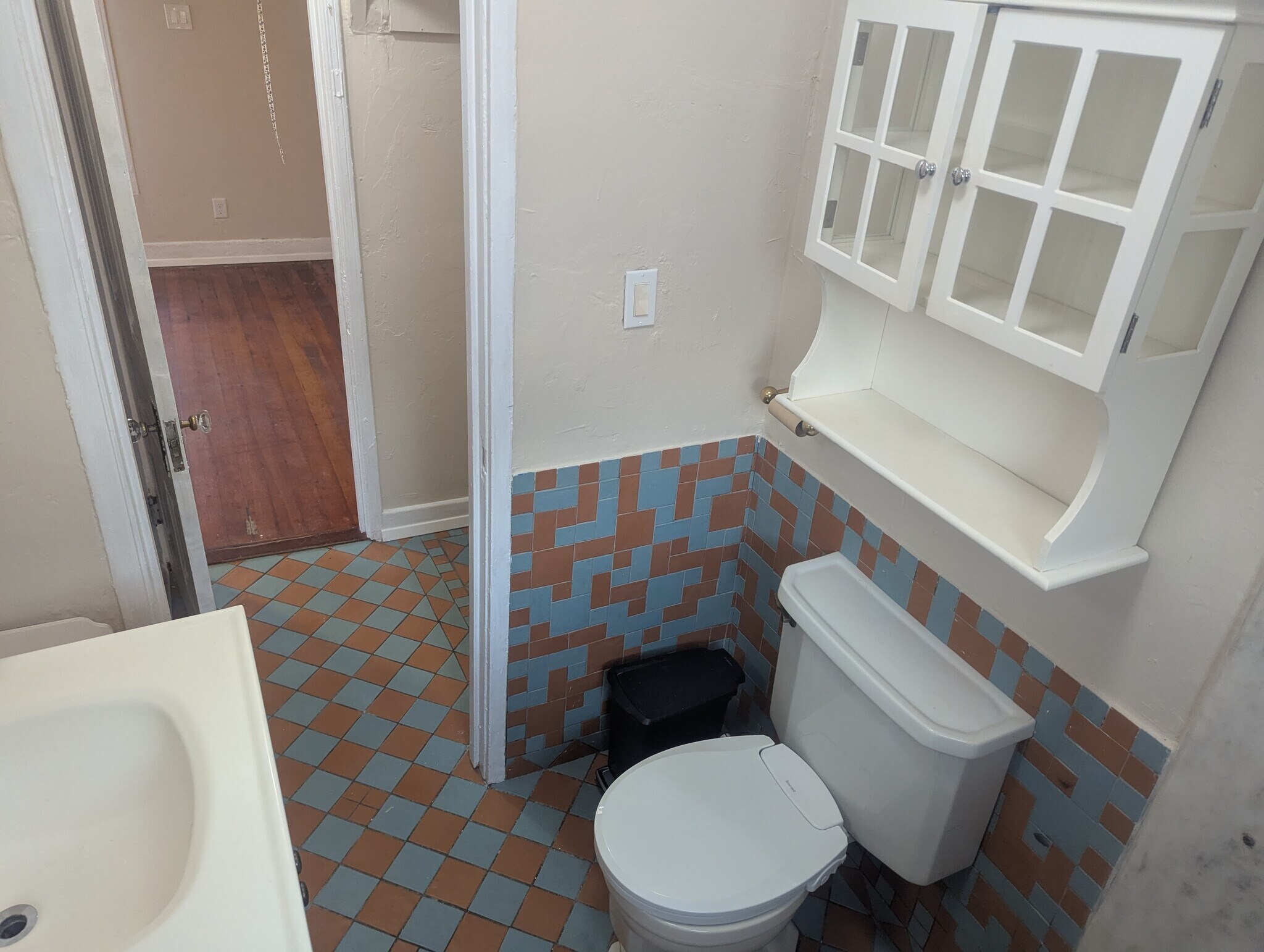 Through the walk-thru closet to the bathroom - 2914 Harper Street