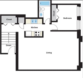 1BR/1BA - Columbian School Apartments