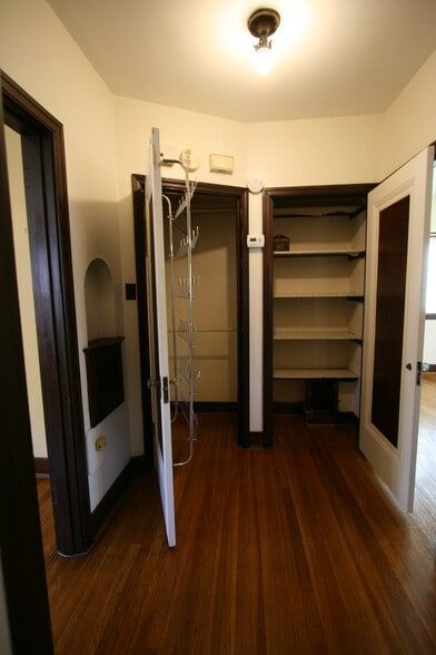 Hallway clothing closet on left - 330 S Aiken Ave
