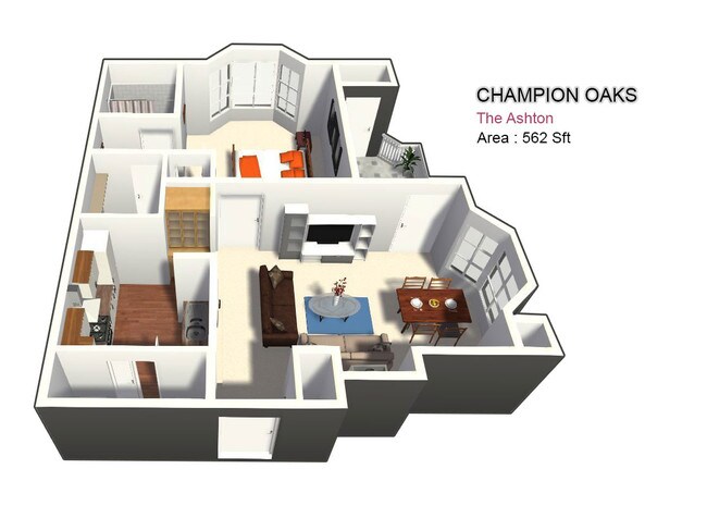 One Bed / One Bath - Champion Oaks