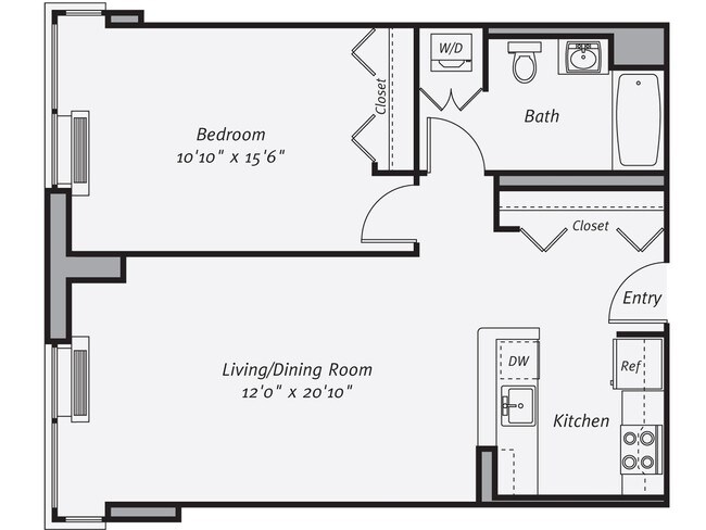 Floorplan - Avalon Riverview South Tower