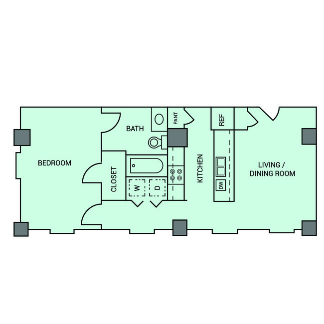 Floorplan - 2101 Church Street
