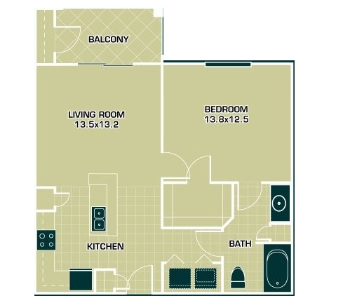 1BR/1BA - Cumberland on Granbury