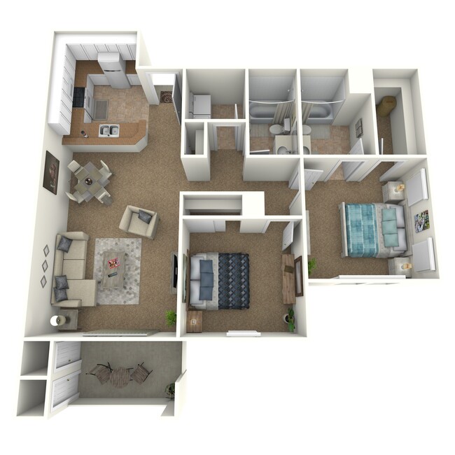 Floorplan - College Park Apartments