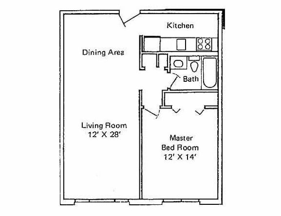 Floorplan - Bayside Apartments