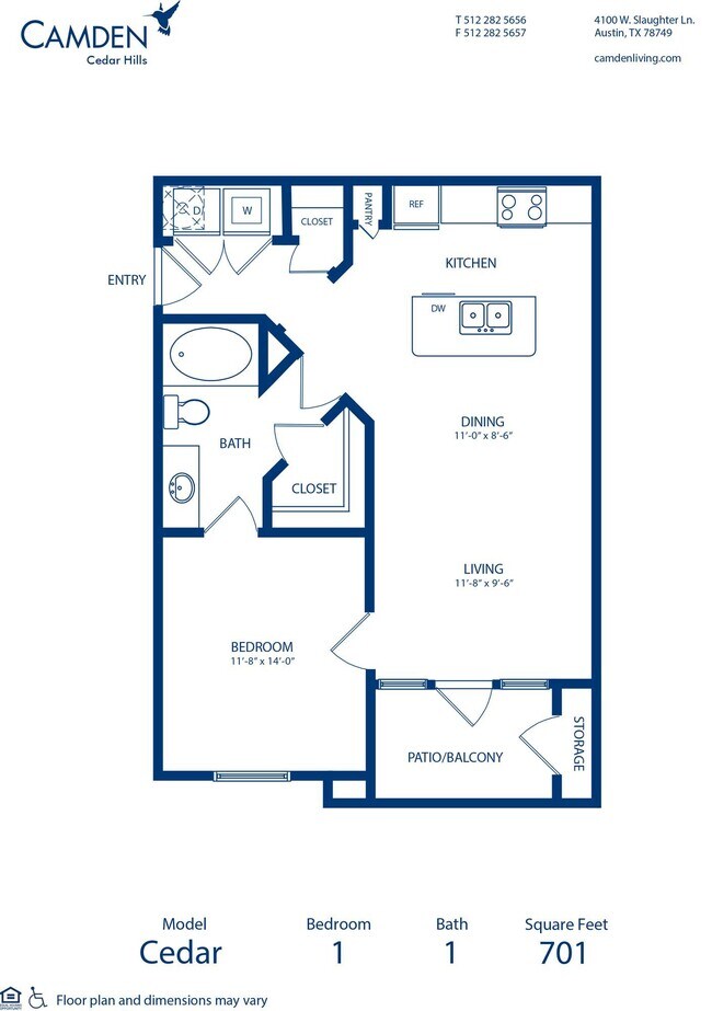 Floorplan - Camden Cedar Hills