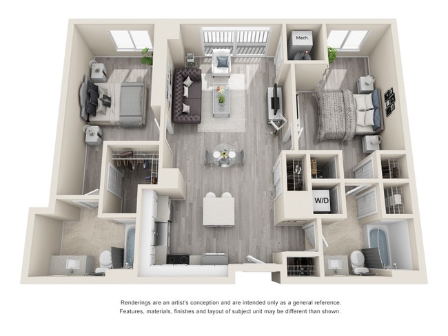 Floorplan - The Cosmopolitan Apartments