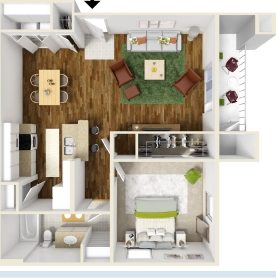 Floorplan - Kensington Park Apartments