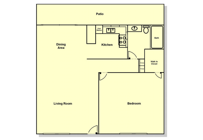 Orleans 1 bed 1 bath Floorplan.jpg - The Orleans