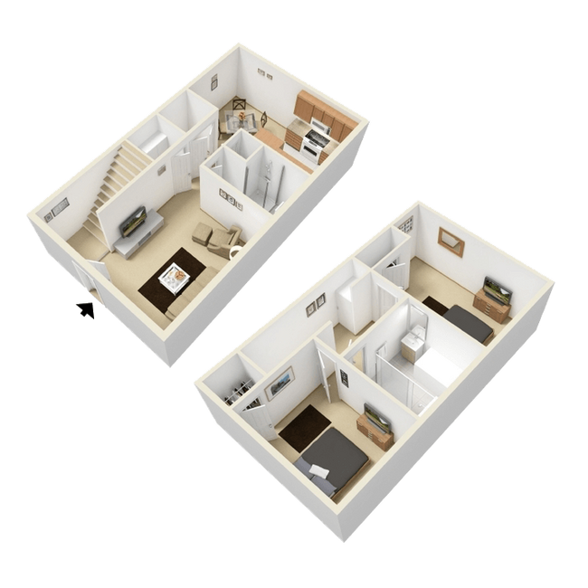Floorplan - Norte Villas Apartments