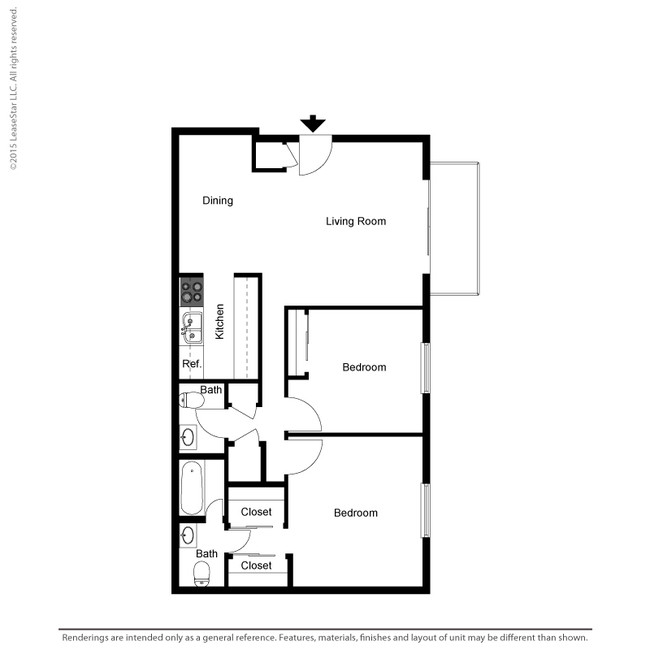 Floorplan - Harrisburg Square Apartments