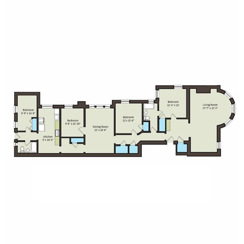 Floorplan - 1358 E. 58th Street