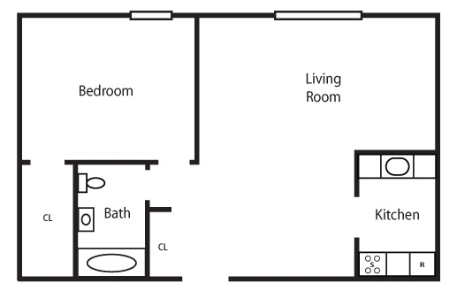1BR/1BA - 28 West Apartments List