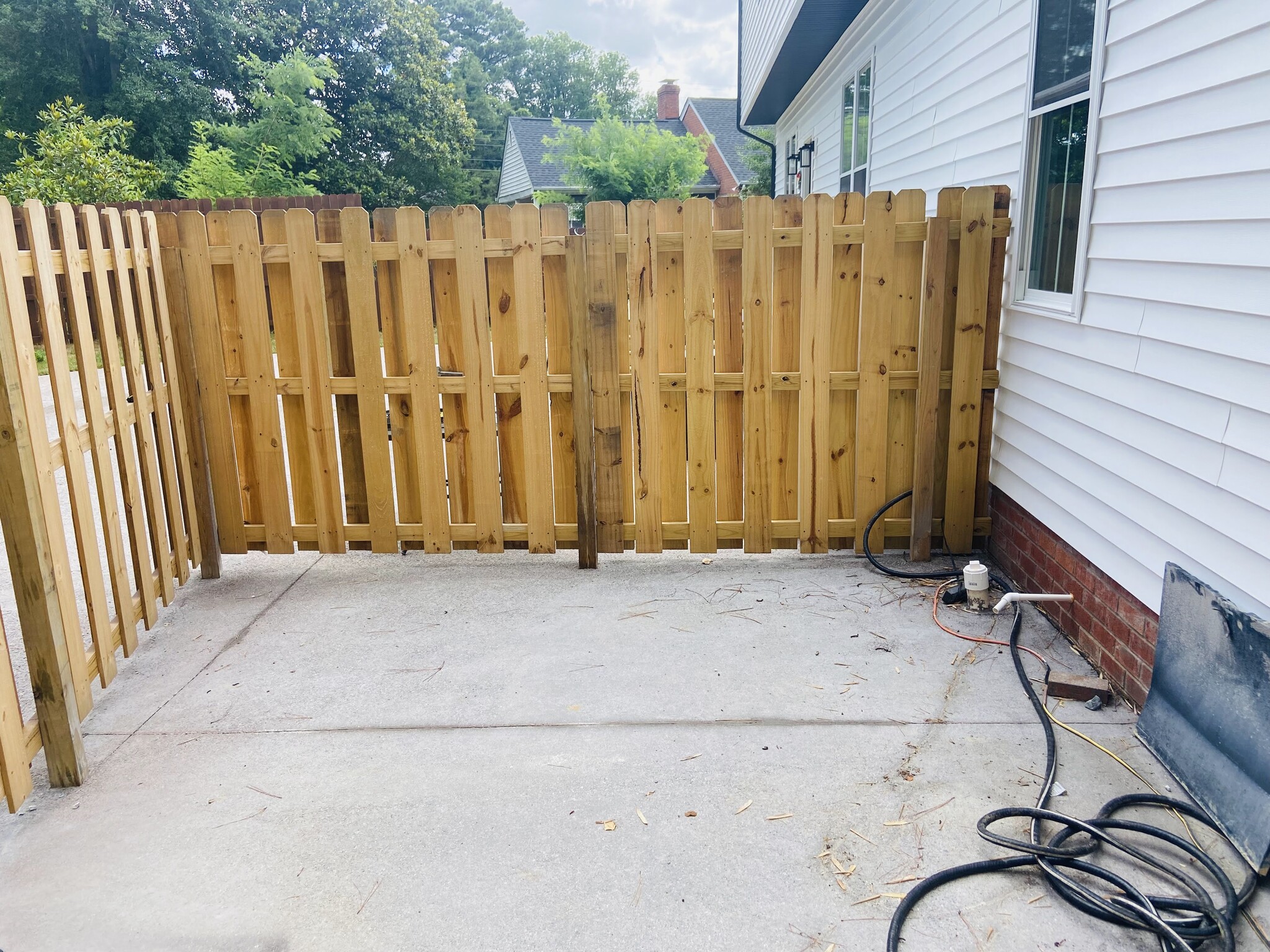 Back patio - 900 Adams Rd
