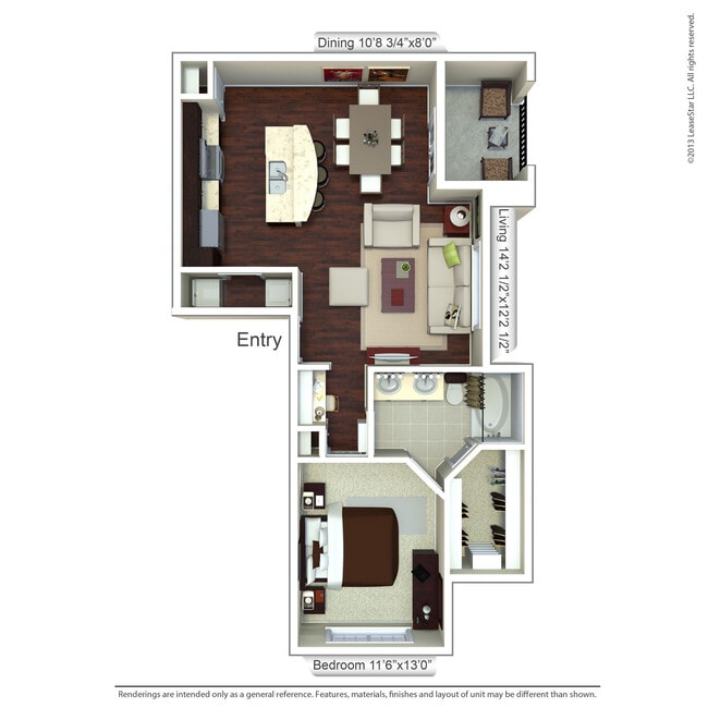 Floorplan - Valencia Place Apartments