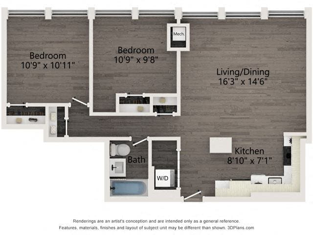 Floorplan - Atrio Apartments