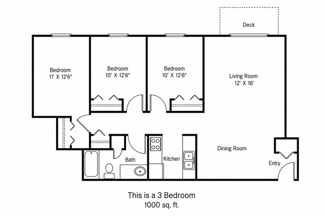 Floorplan - Woodland Park Apartments