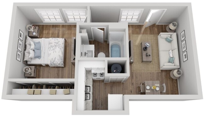 Floorplan - Graystone Place Apartments