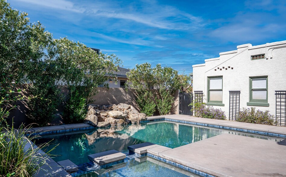 Pool with Spa and Waterfall - 245 E University Blvd