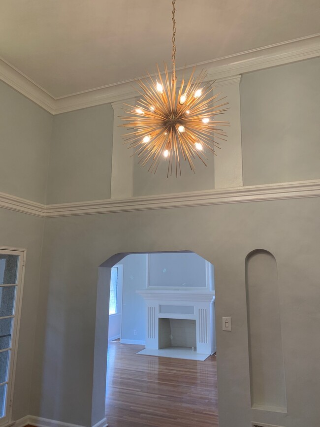 Dining Room with Vaulted Ceiling - 6201 W 6th St