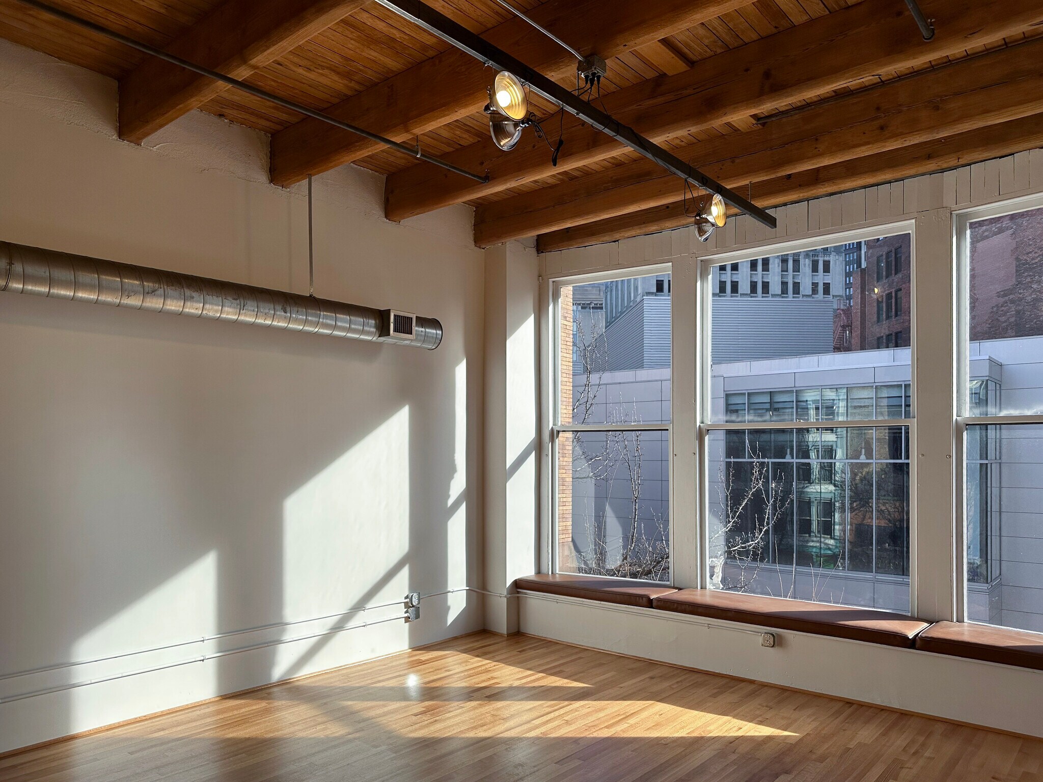 Front window overlooking Liberty & Smithfield - 945 Liberty Ave