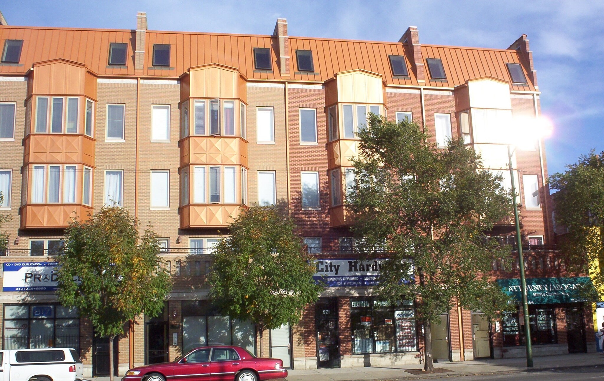 Outside of building - 821 S Western Ave