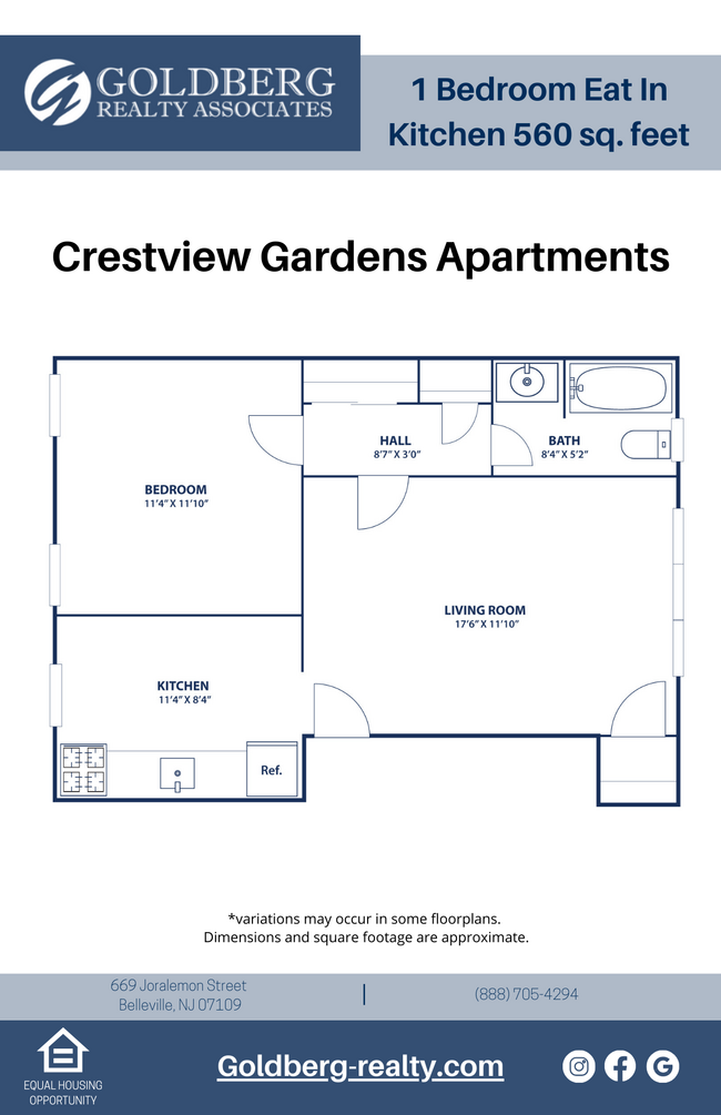 Floorplan - Crestview Gardens Apartments