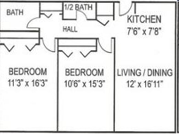 2BR/15BA - Beaver Plaza