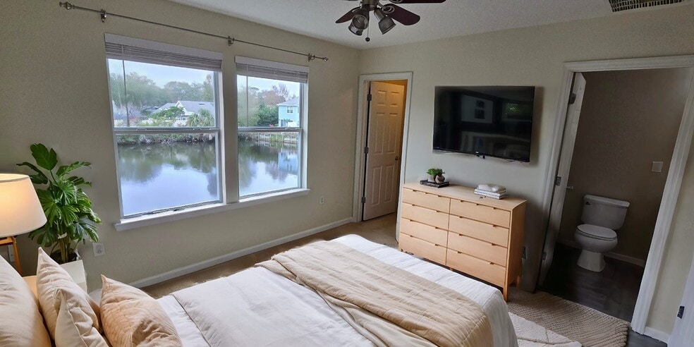 Main Bed with private bath & lave view - 177 Islander Dr
