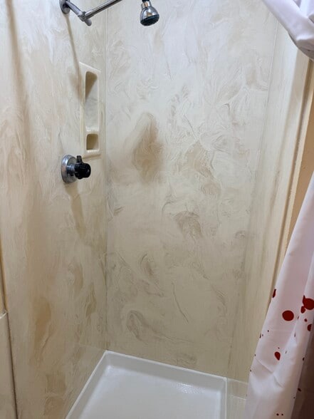 Middle bathroom shower - 491 E Juniper Dr